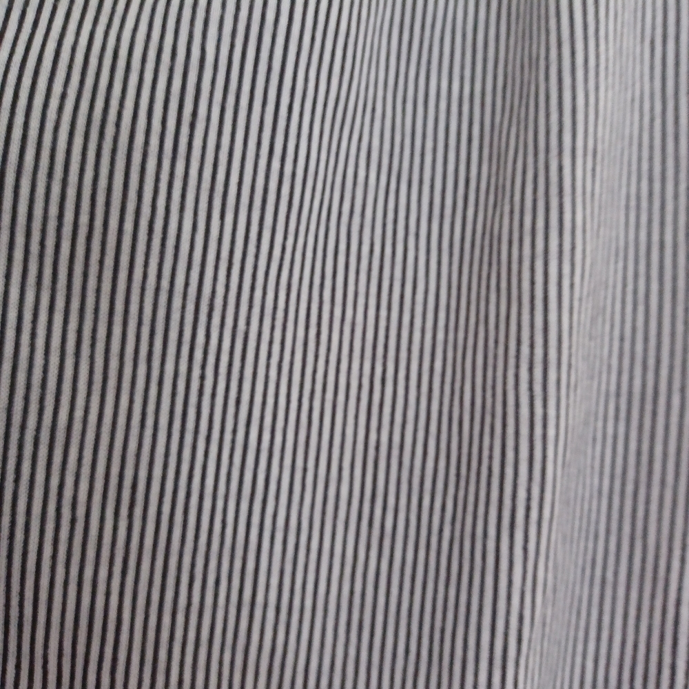 Passport Womens Size XL Gray Striped Shirt Dress with Reversible Brown/Gray Belt - Picture 6 of 9